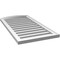 Ekena Millwork Arch Top Surface Mount PVC Gable Vent: Non-Functional, w/2"W x 1-1/2"P Brickmould Frame, 20"W x 36"H GVPAR20X3602SN - alternate 3